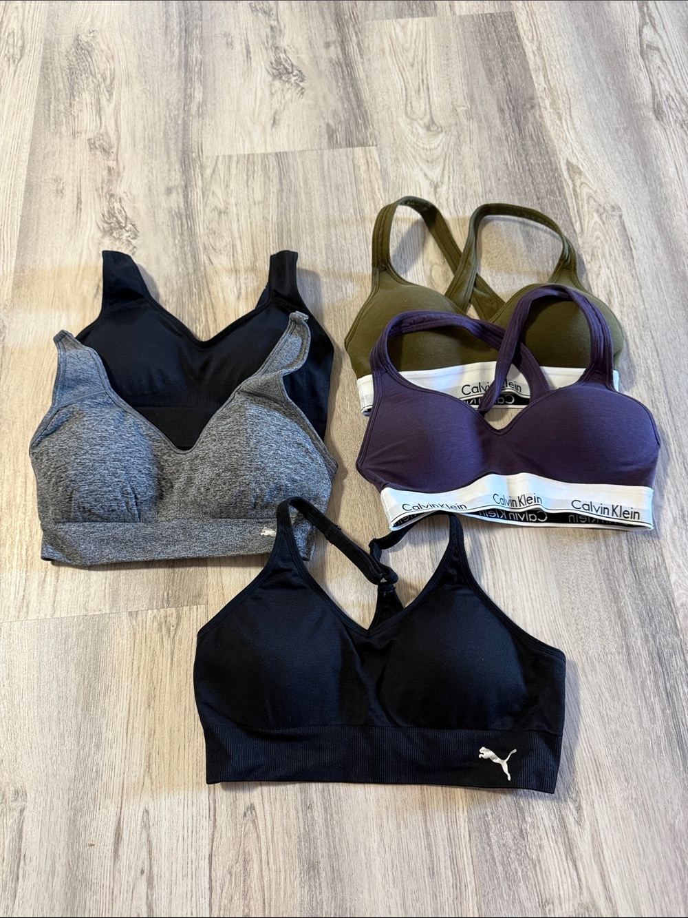 Calvin Klein & Puma Sports Bra Bundle